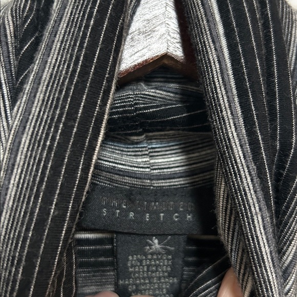 The Limited Stretch Stripe Turtleneck Long Sleeve Top - Picture 3 of 3